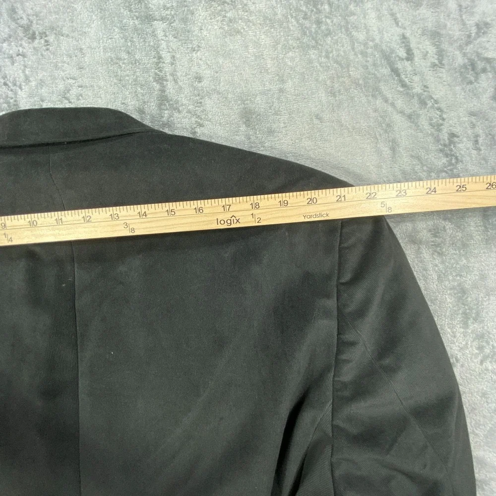 Ralph Lauren Blazer Mens 50R Black Corduroy Sport Coat Dillard's 2 Button Jacket
